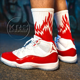 Socks To Match Jordan Cherry 11s Retro