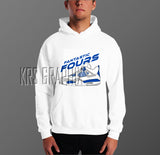 Hoodie To Match Jordan 4 White Cement - Fantastic Fours