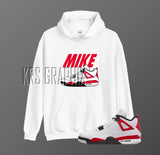 Hoodie To Match Jordan 4 Red Cement - Mike