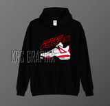 Hoodie To Match Jordan 4 Red Cement - Fantastic Fours