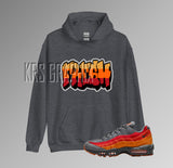 Hoodie To Match Air Max 95 Retro Atlanta - Fresh Graffiti Style