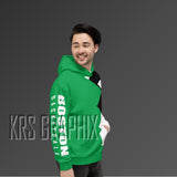 Full Print Hoodie To Match Boston Basketball Team - Jagged