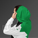 Full Print Hoodie To Match Boston Basketball Team - Jagged
