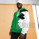 Full Print Hoodie To Match Boston Basketball Team - Jagged