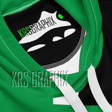 Full Print Hoodie To Match Boston Basketball Team - Jagged