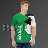 Full Print Shirt To Match Boston Basketball Team - Jagged