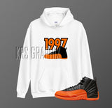 Hoodie To Match Jordan 12 Brilliant Orange - '1997 Jordans'