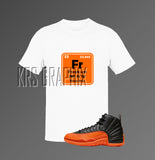 T-Shirt To Match Jordan 12 Brilliant Orange - Freshium Element