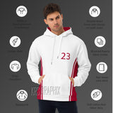 Full Print Hoodie To Match Jordan 12 Cherry - Two Tone