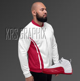 Jacket To Match Jordan 12 Cherry - Two Tone