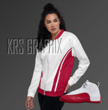 Jacket To Match Jordan 12 Cherry - Two Tone