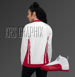 Jacket To Match Jordan 12 Cherry - Two Tone