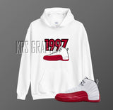 Hoodie To Match Jordan 12 Cherry - '1997 Jordans'