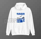 Hoodie To Match Jordan 3 True Blue - Good Things Come In 3S