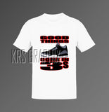 T-Shirt To Match Jordan 3 Black Cement - Good Things Come In 3S