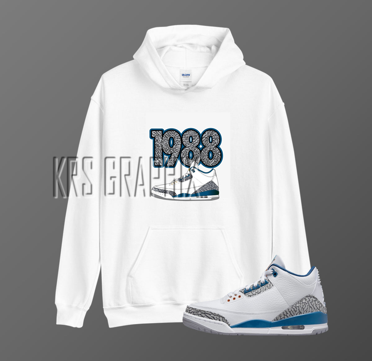 jordan 3 unc hoodie