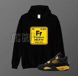 Hoodie To Match Jordan 4 Thunder - Freshium