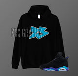 Hoodie To Match Jordan 6 Aqua - Jagged 23