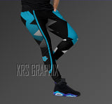 Joggers To Match Jordan 6 Aqua - Jagged