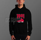 Hoodie To Match Jordan 6 Toro - '1991 Jordans'
