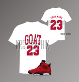 T-Shirt To Match Jordan 6 Toro - Goat 23