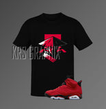 T-Shirt To Match Jordan 6 Toro & Jordan 4 BRED Reimagined - Raiden Inspired