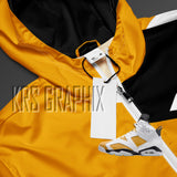 Zip Hoodie To Match Jordan 6 Yellow Ochre - Jagged