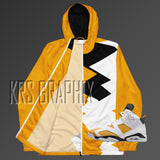 Zip Hoodie To Match Jordan 6 Yellow Ochre - Jagged
