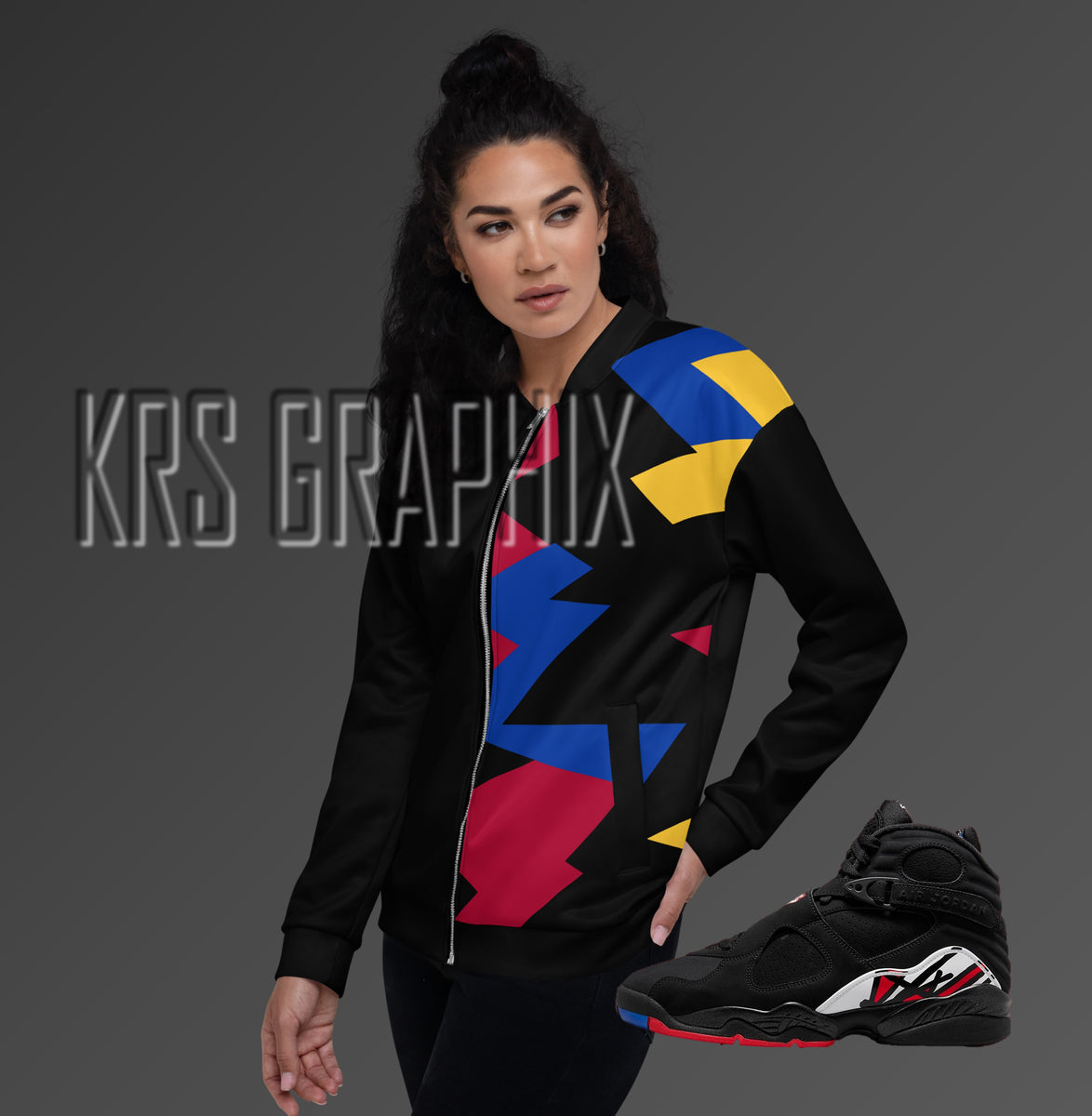 Jacket To Match Jordan 8 Playoffs Jagged KRS Graphix