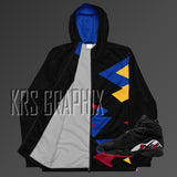 Zip Hoodie To Match Jordan 8 Playoffs - Jagged