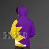 Full Print Hoodie To Match Los Angeles Basketball Team - Jagged