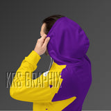 Full Print Hoodie To Match Los Angeles Basketball Team - Jagged