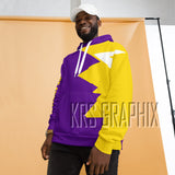 Full Print Hoodie To Match Los Angeles Basketball Team - Jagged