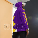Full Print Hoodie To Match Los Angeles Basketball Team - Jagged