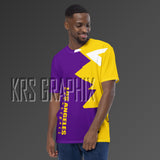 Full Print Shirt To Match Los Angeles Basketball Team - Jagged