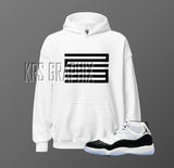 White Hoodie To Match Jordan 11 Gratitude - 23