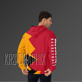 Full Print Hoodie To Match Miami Basketball Team - Jagged