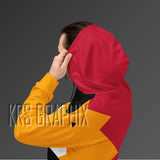 Full Print Hoodie To Match Miami Basketball Team - Jagged