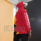 Full Print Hoodie To Match Miami Basketball Team - Jagged