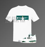 T-Shirt To Match Jordan 4 Oxidized Green - Wings Of The Goat