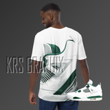 Full Print Shirt To Match Jordan 4 Oxidized Green - Oxidized Classic