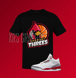 Shirt To Match Jordan 3 Cardinal Red 3s Tee Retro | Cardinal 3s Shirt