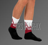 Cardinal Red 3s Socks