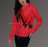 Bomber Jacket Match Jordan 9 Chile Red - Chile Red 9s Bomber Jacket