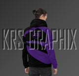 Court Purple 13 All Over Print Hoodie