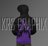 Court Purple 13 All Over Print Hoodie