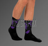 Court Purple 13 Socks