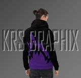 Court Purple 13 All Over Print Hoodie