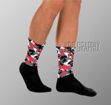 Socks Match Jordan 4 Infrared - Infrared 4s Socks