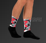 Socks Match Jordan 4 Infrared - Infrared 4s Socks